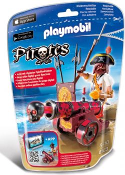 *** PLAYMOBIL - SAC PIRATE CANON ROUGE #6163